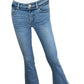 DEAR JOHN NWT Blue JEANNE Flare Leg Jeans Size 24