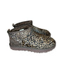 UGG Brown Animal Print Booties Size 7