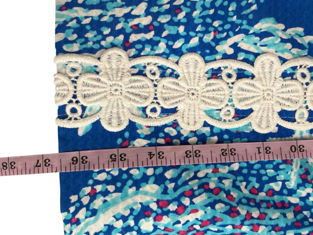 Lilly Pulitzer Blue Ember Shift Dress Size 12