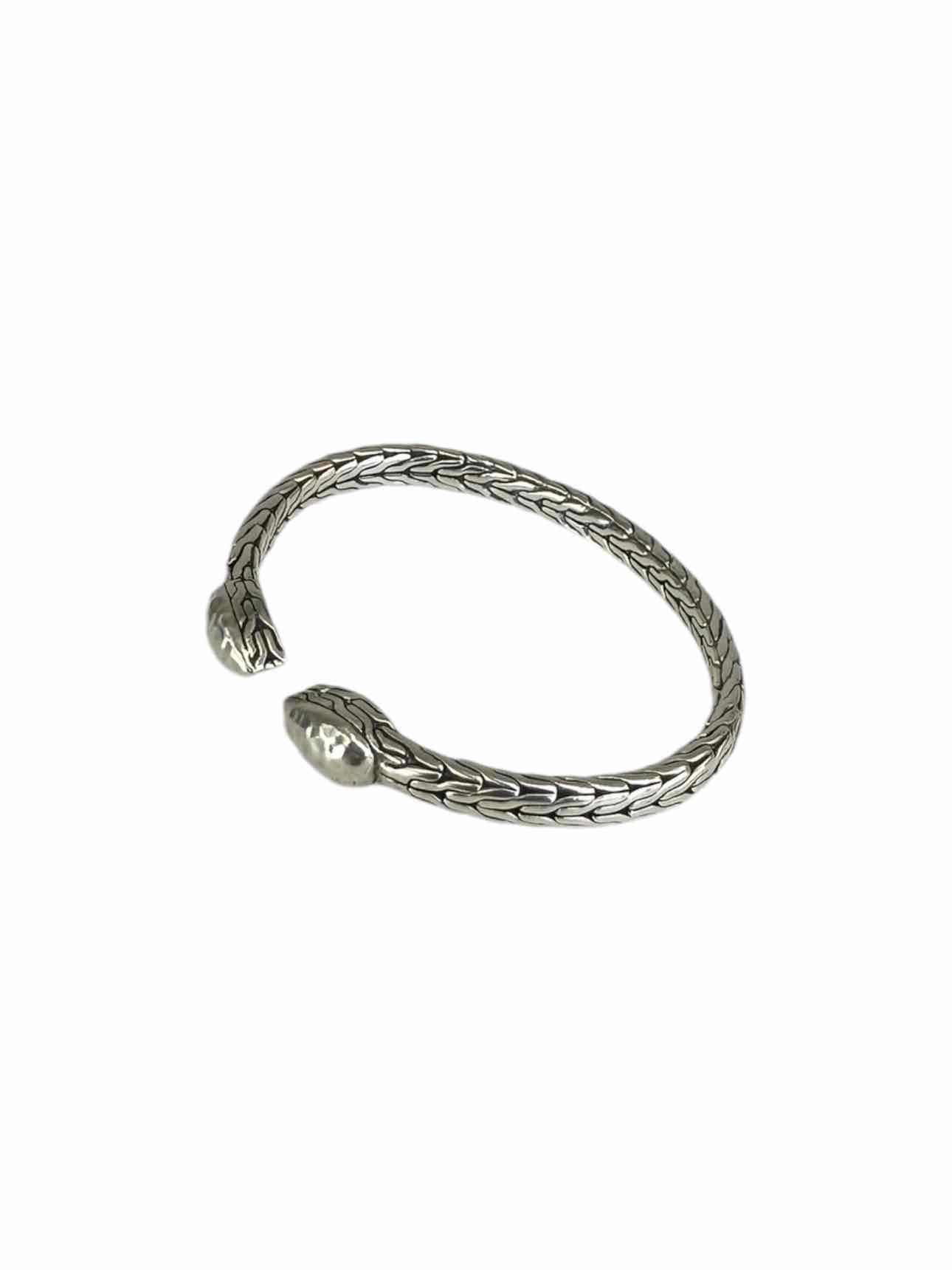 John Hardy 925 Hammered Head Cuff Bracelet