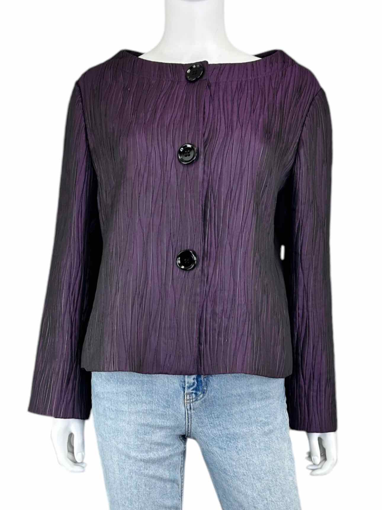 LAFAYETTE 148 NEW YORK Purple Long Sleeve Dress Jacket Size L