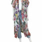 Bryn Walker Floral Silk Print Kimono Size M