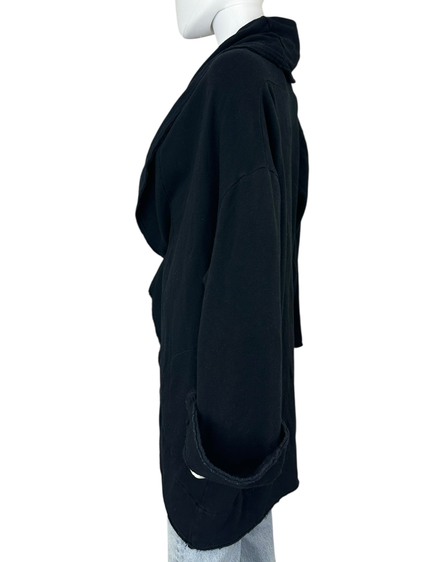 bryn walker Black Bamboo Organic Cotton Jacket Size S