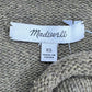 Madewell Merino Wool Blend Olive Sweater Size XS