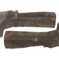PRADA Brown Suede Wedge Knee Boots Size 7