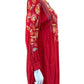 Johnny Was BIYA Red Embroidered Mini Dress Size XS
