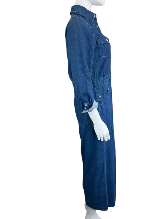 STEVE MADDEN NWT Blue Denim Dakoda Maxi Dress Size 2