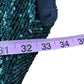 TRINA TURK Green Sequin Blouse Size XL
