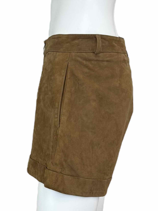 Twenty8twelve Brown Suede Shorts Size 4