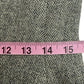 Calvin Klein Gray Herringbone Midi Dress Size 6