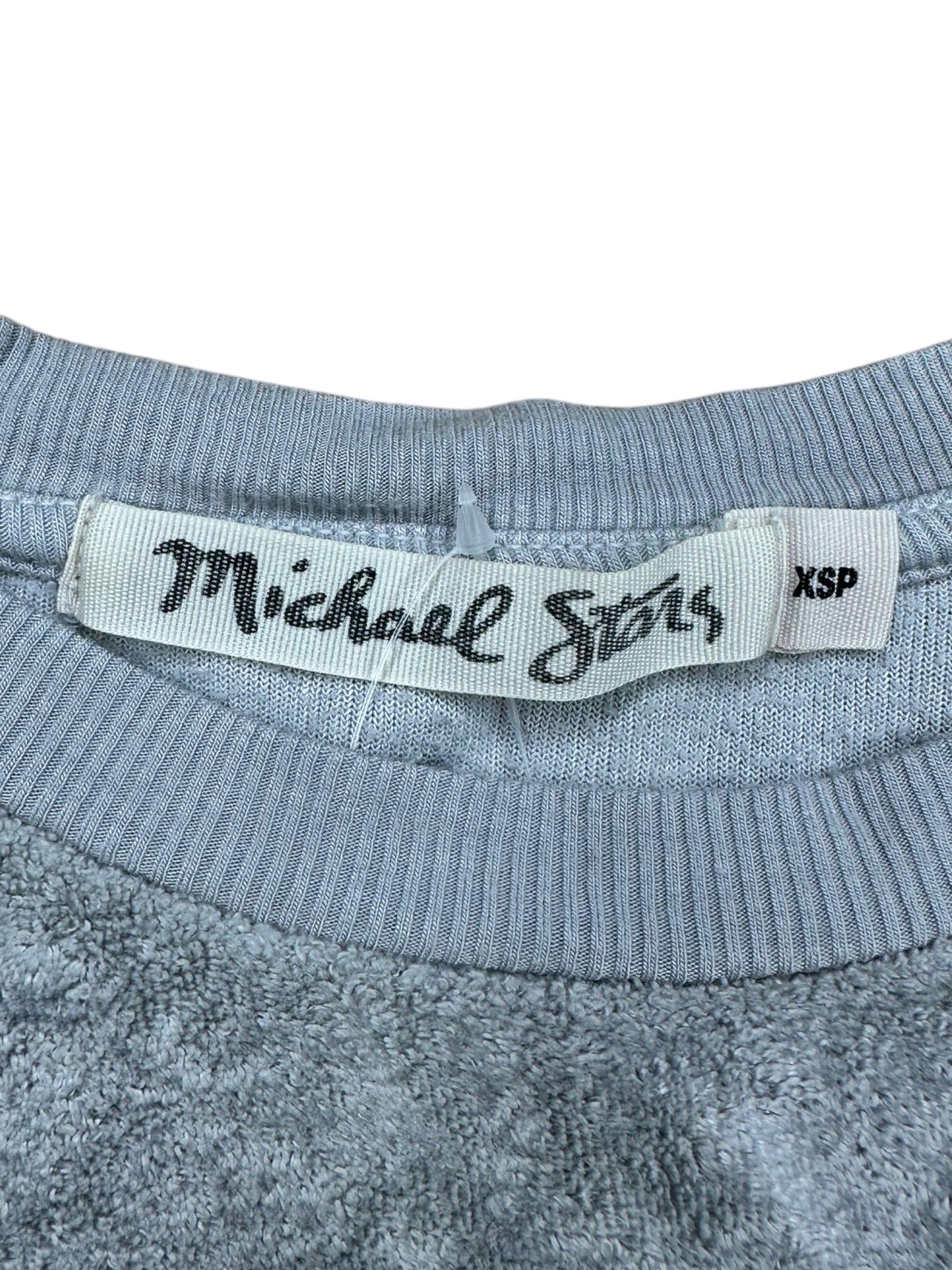 Michael Stars Gray Terrycloth Top Size xsp