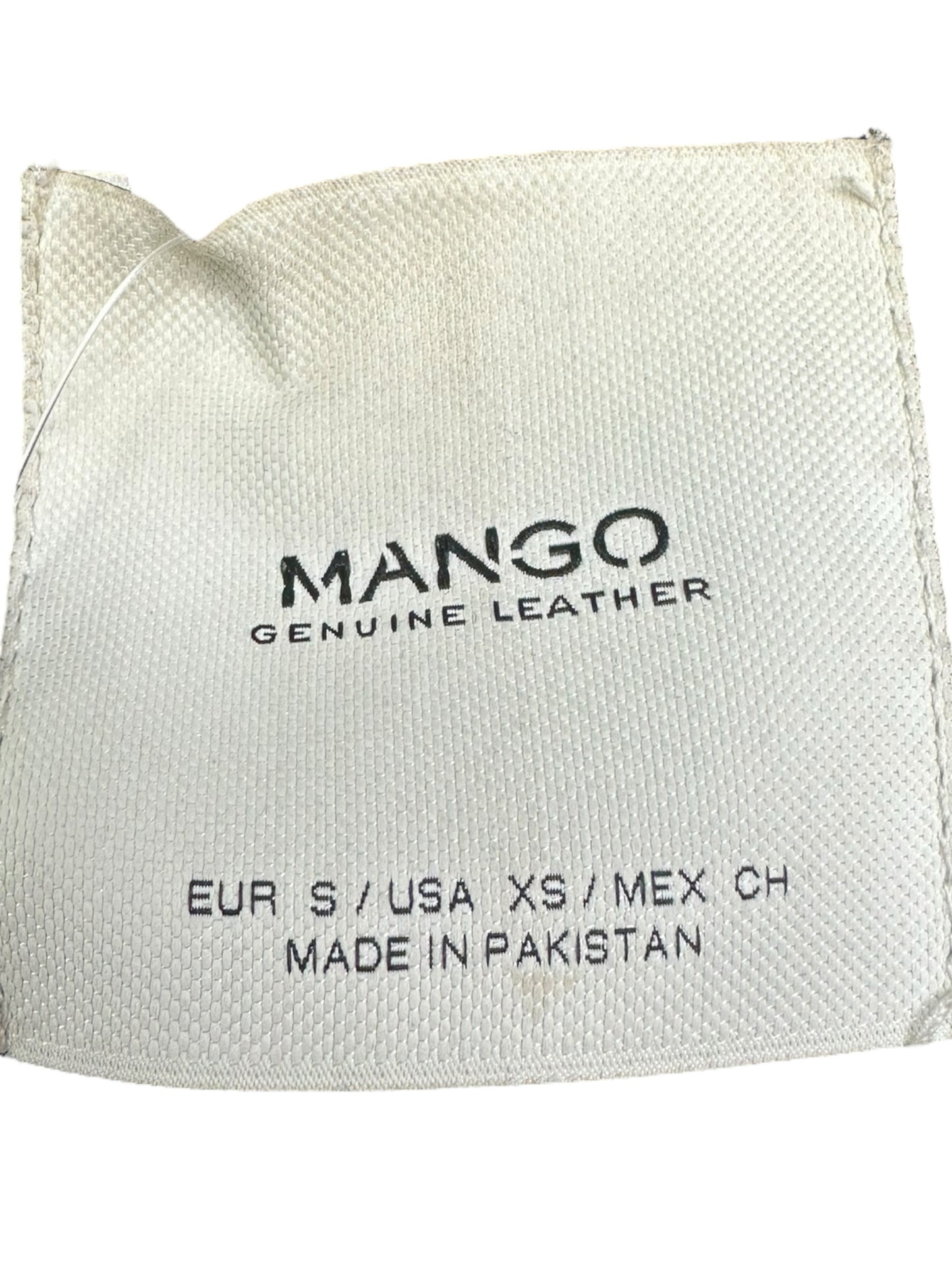 mango Size XS Jacket - Leather