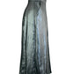 EQUIPMENT Metallic Silver Pleated Culottes Size S