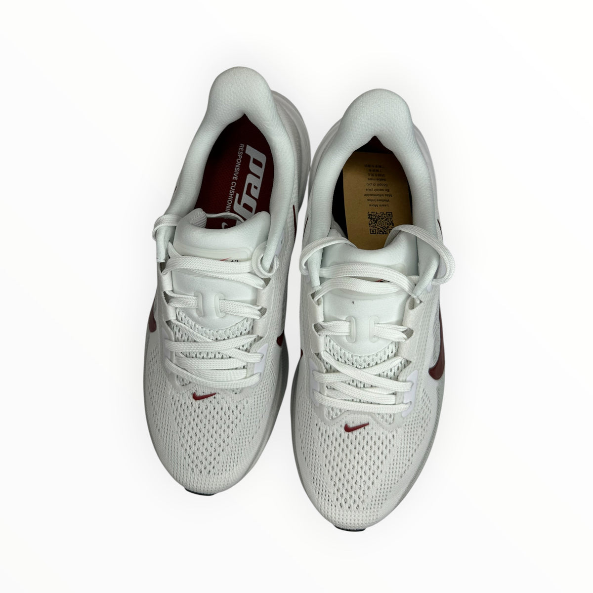 Nike NWT Air Zoom Pegasus 41 White Picante Red Sneakers Size 7.5