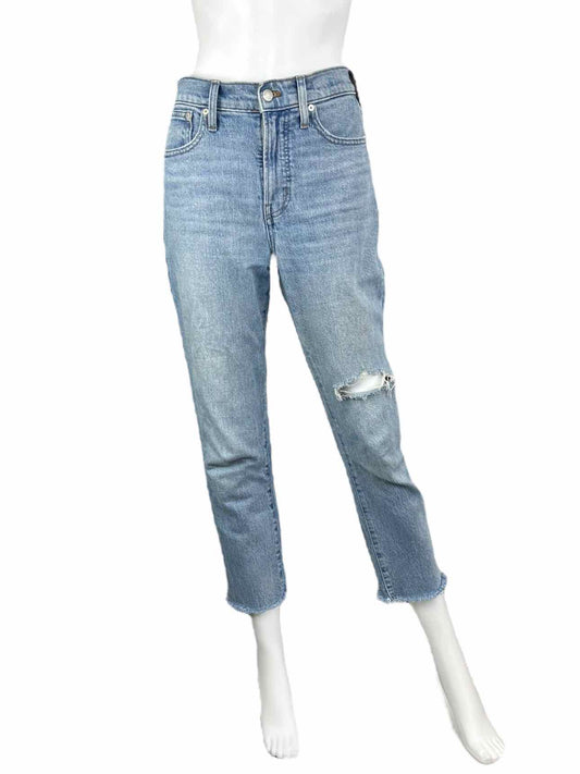 Madewell Distressed The Perfect Vintage Crop Jeans Size 26