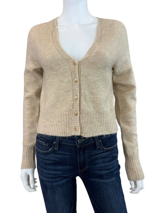 Free People Beige Sweater Cardigan Size XS