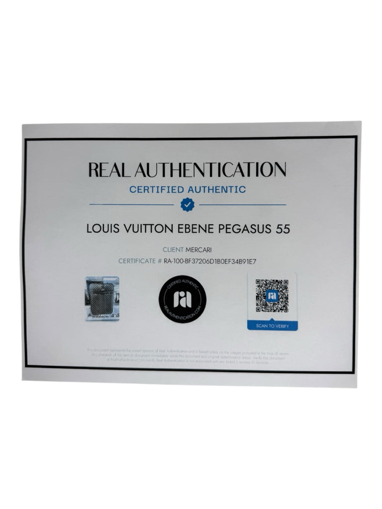 Louis Vuitton Damier Ebene Pegase 55 Travel Case