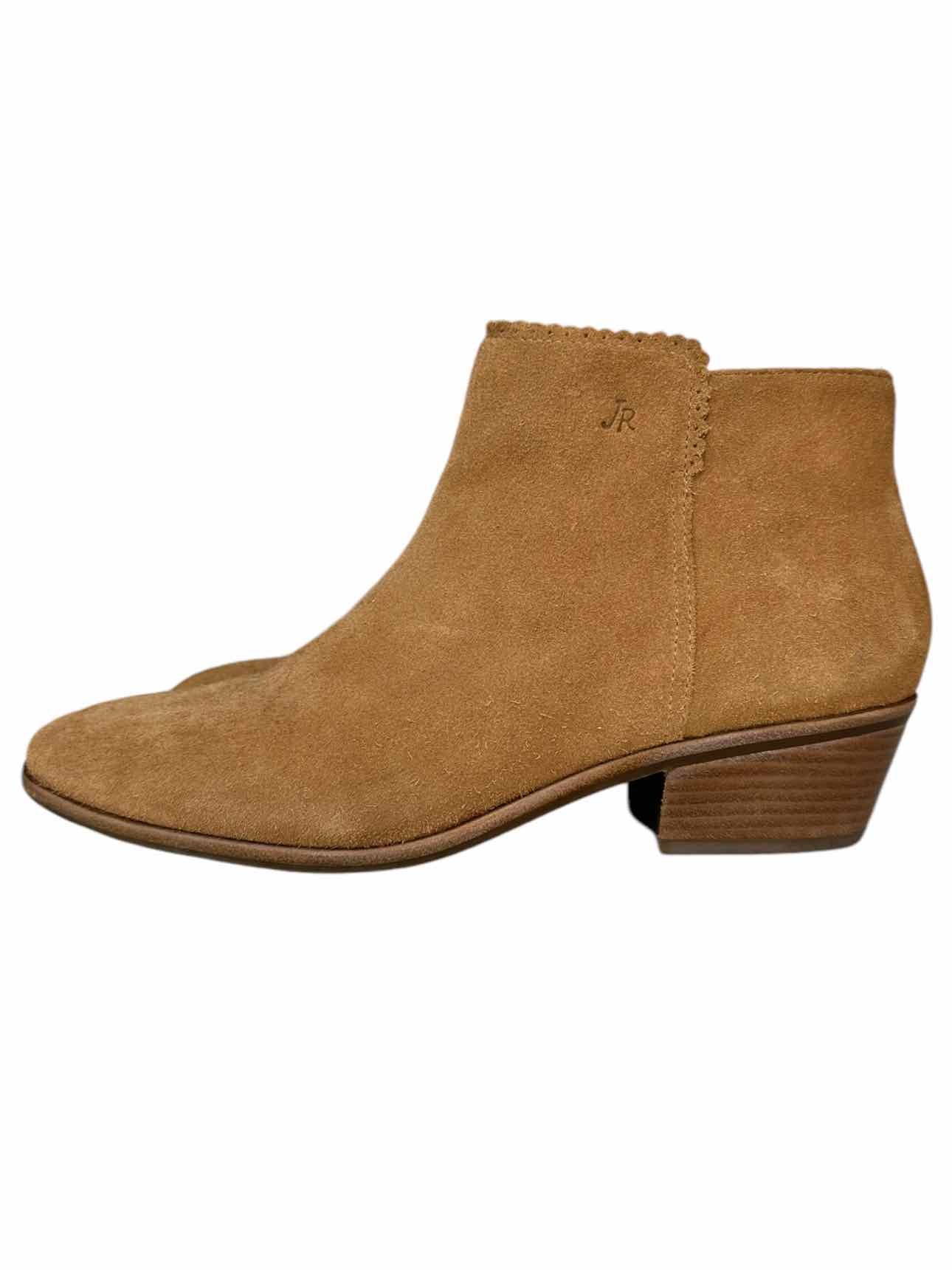 Jack Rogers Tan Suede Bailee Booties Size 9