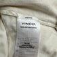 vince. Cream 100% Cotton Cropped Pants Size M