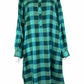 J. Jill NWT Green Plaid Dress Size XL