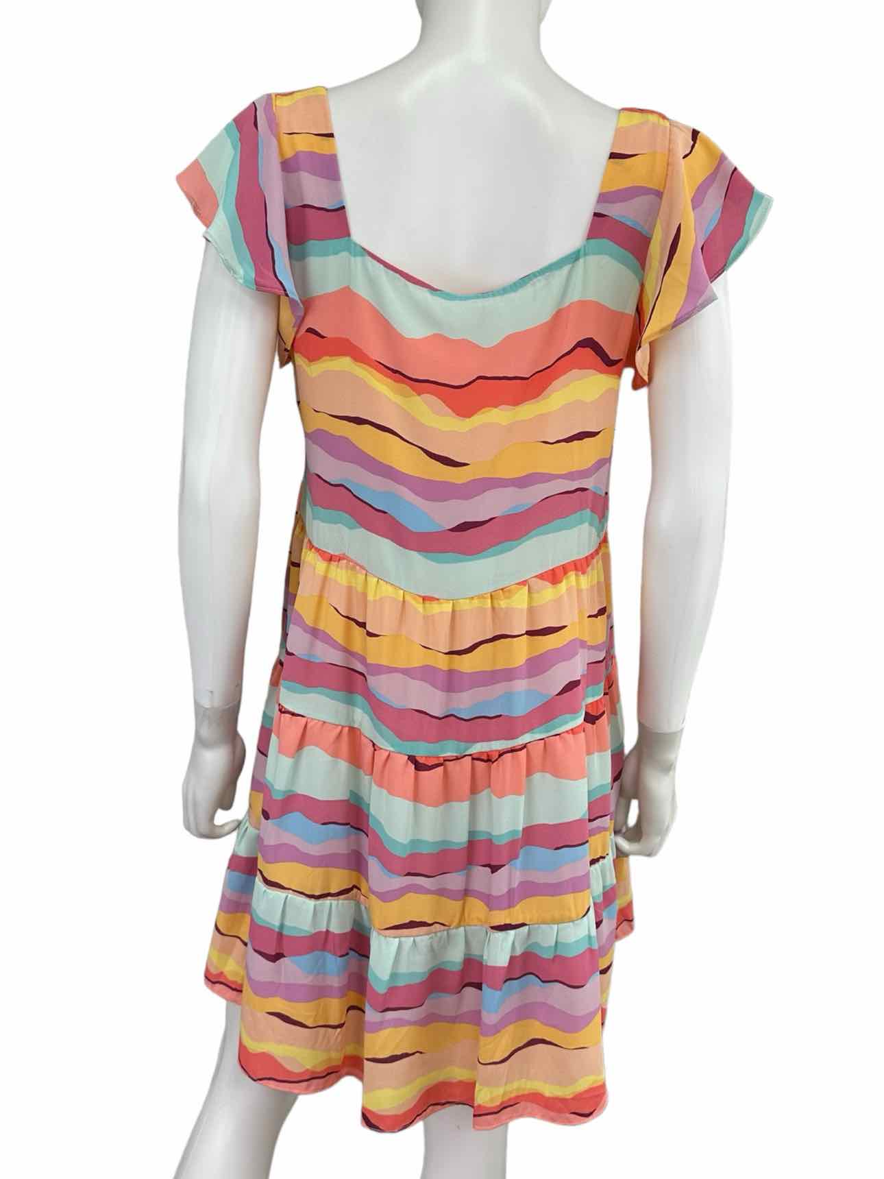 Buddy Love NWT Wavy Stripe Babydoll Dress Size M