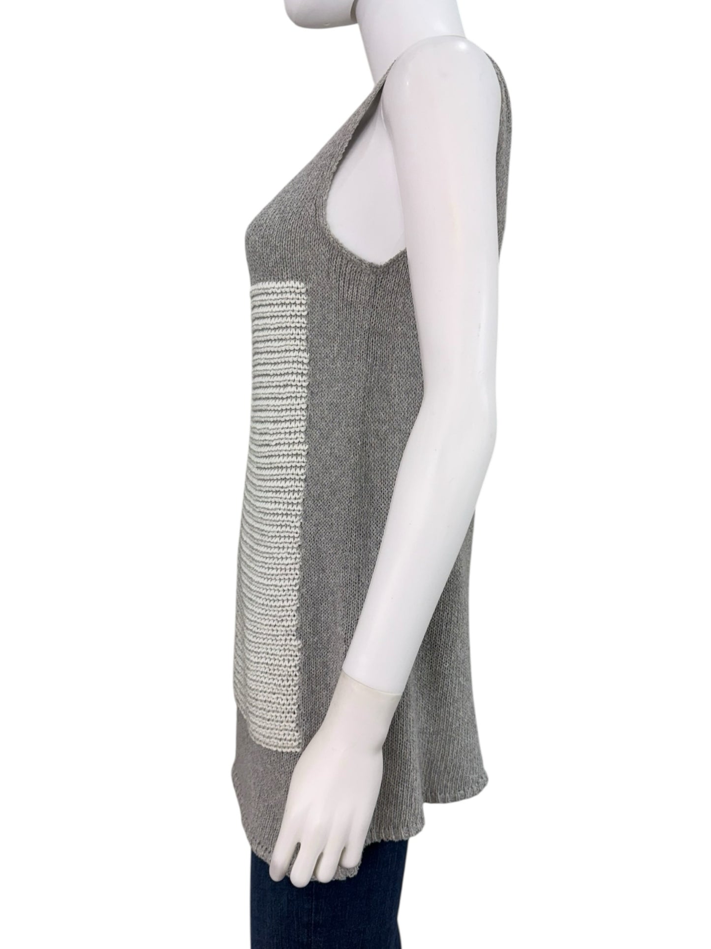 LAFAYETTE 148 NEW YORK Gray Sweater Tunic Size M