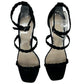 PAIGE Black Suede Scalloped Pumps Size 9