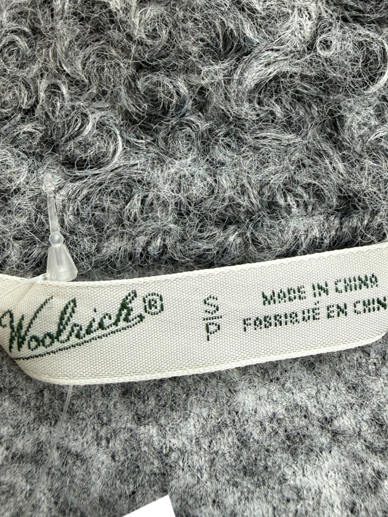 Woolrich Gray Suskiyou Curley Fleece Vest Size S