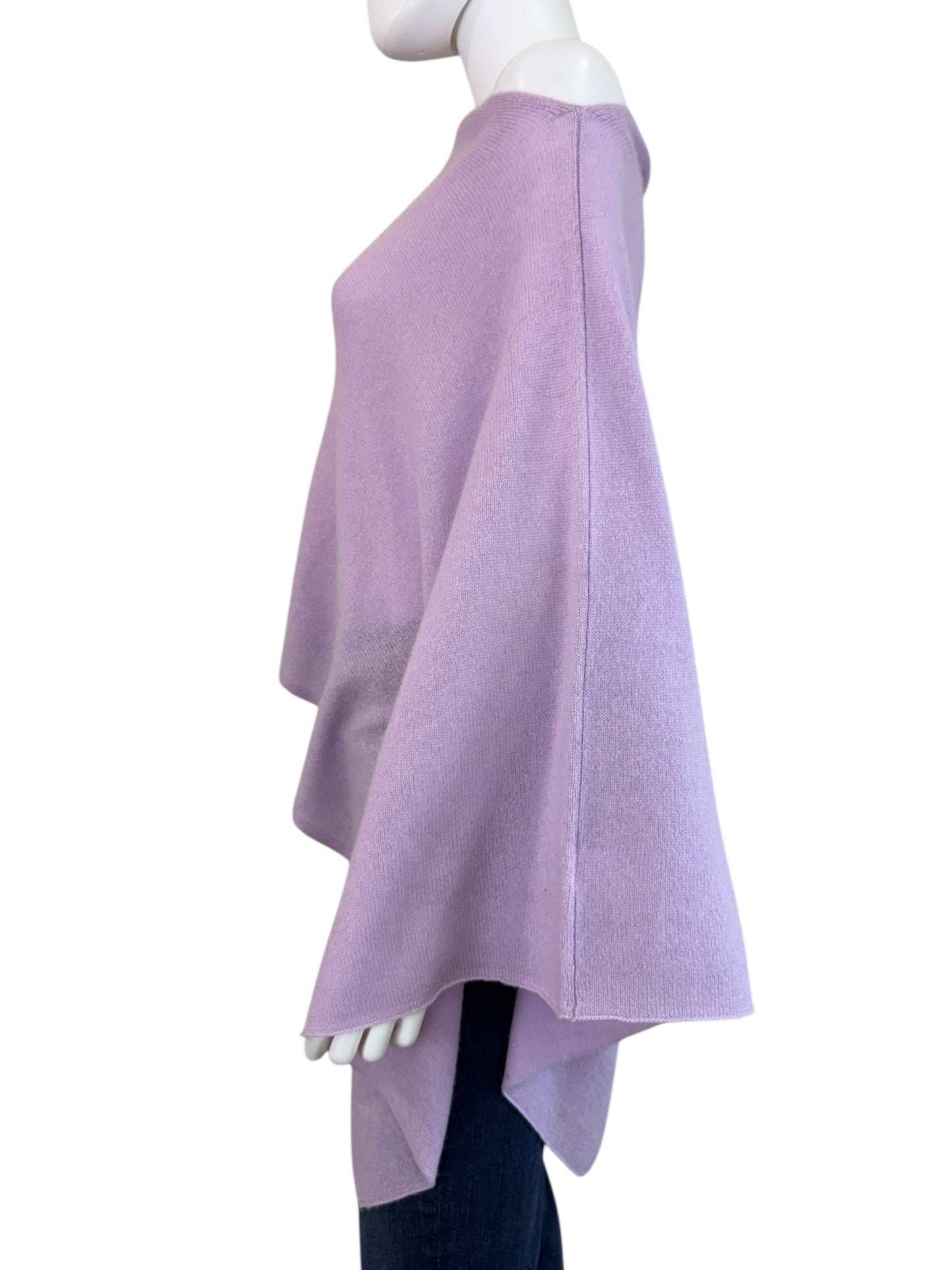 Rachel Zoe NWT Lilac 100% Cashmere Poncho Size O/S