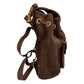 Gucci Vintage Brown Suede Backpack Designer Handbag