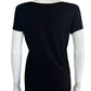 PAIGE Black Basic Tee Size S