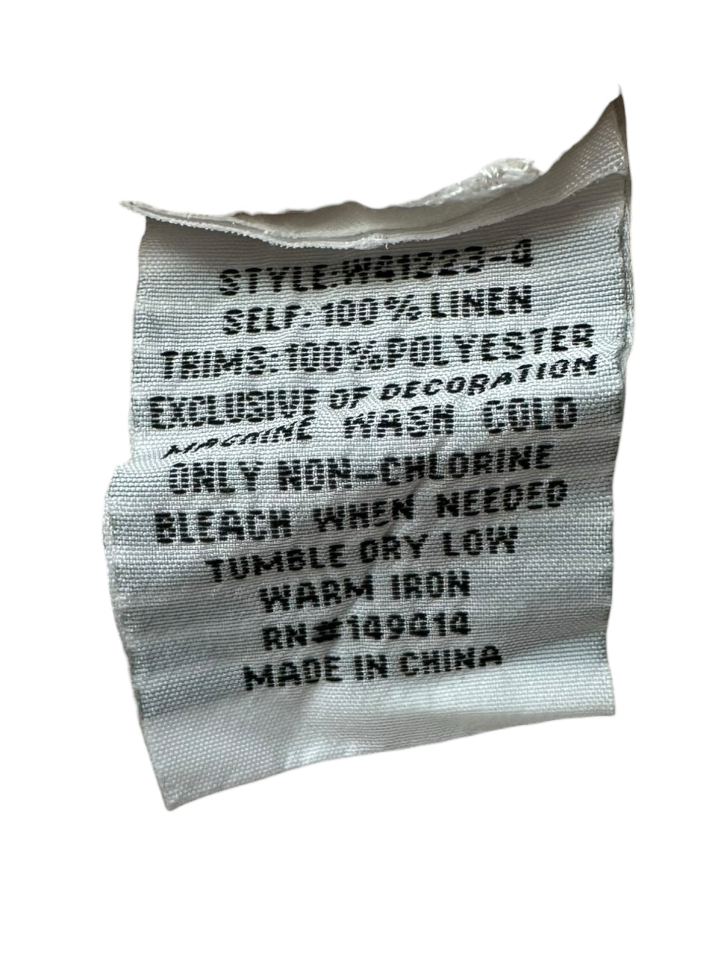 Johnny Was WORKSHOP 100% Linen Adele Gingham Check Button-Down Shirt Size L