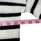 one grey day White And Black Striped Sweater Size XS