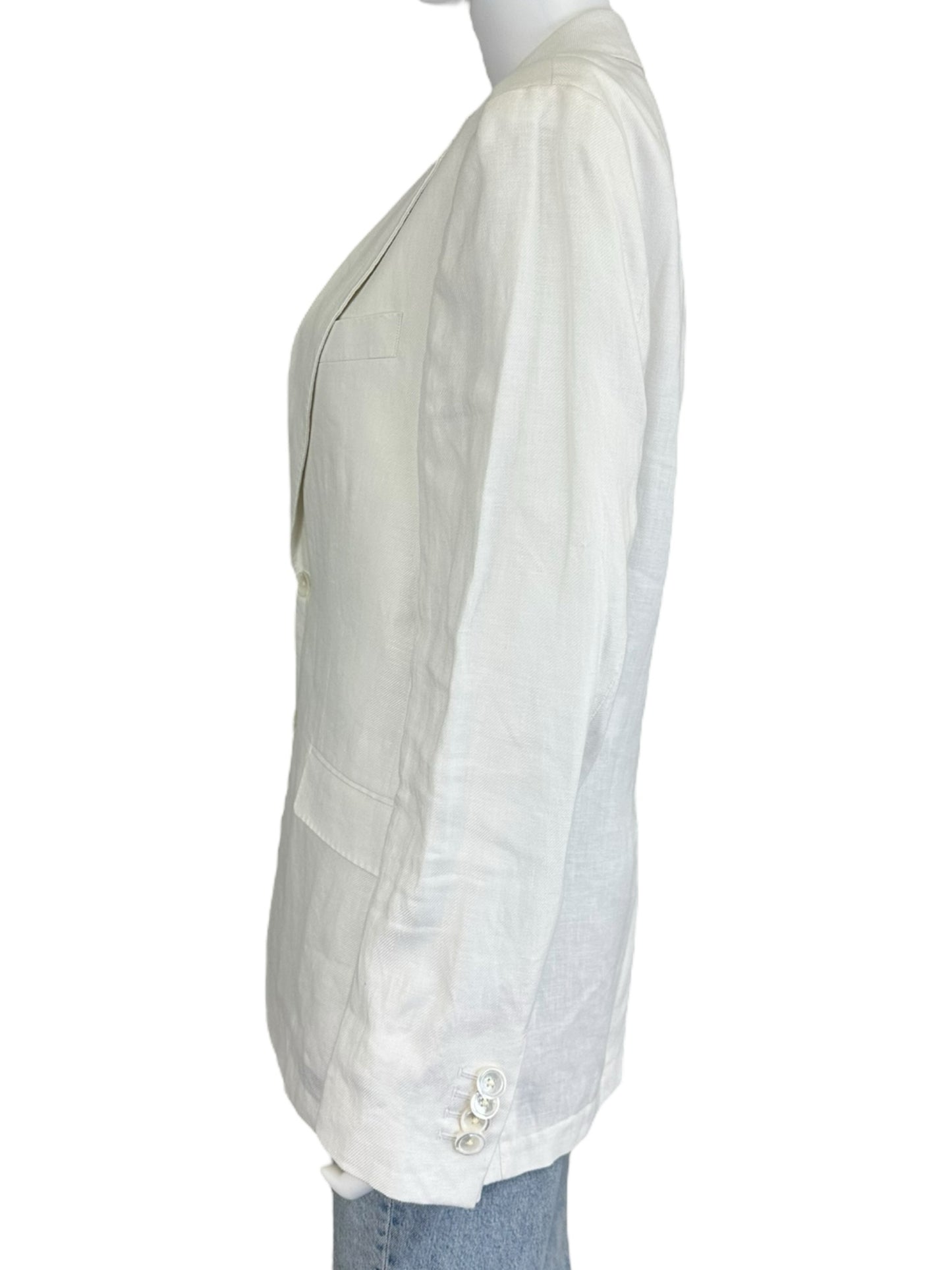 BANANA REPUBLIC NWT White Linen Blazer Size 38