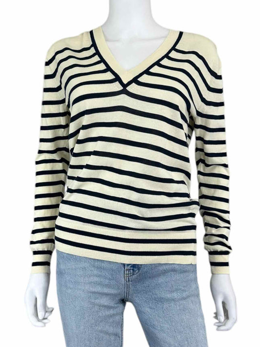 J. Crew Navy Striped Sweater Size S