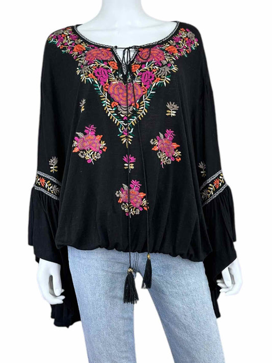 Free People Embroidered Blouse Size XS