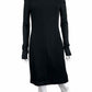 KAROLINA ZMARLAK Black Knit Dress Size S