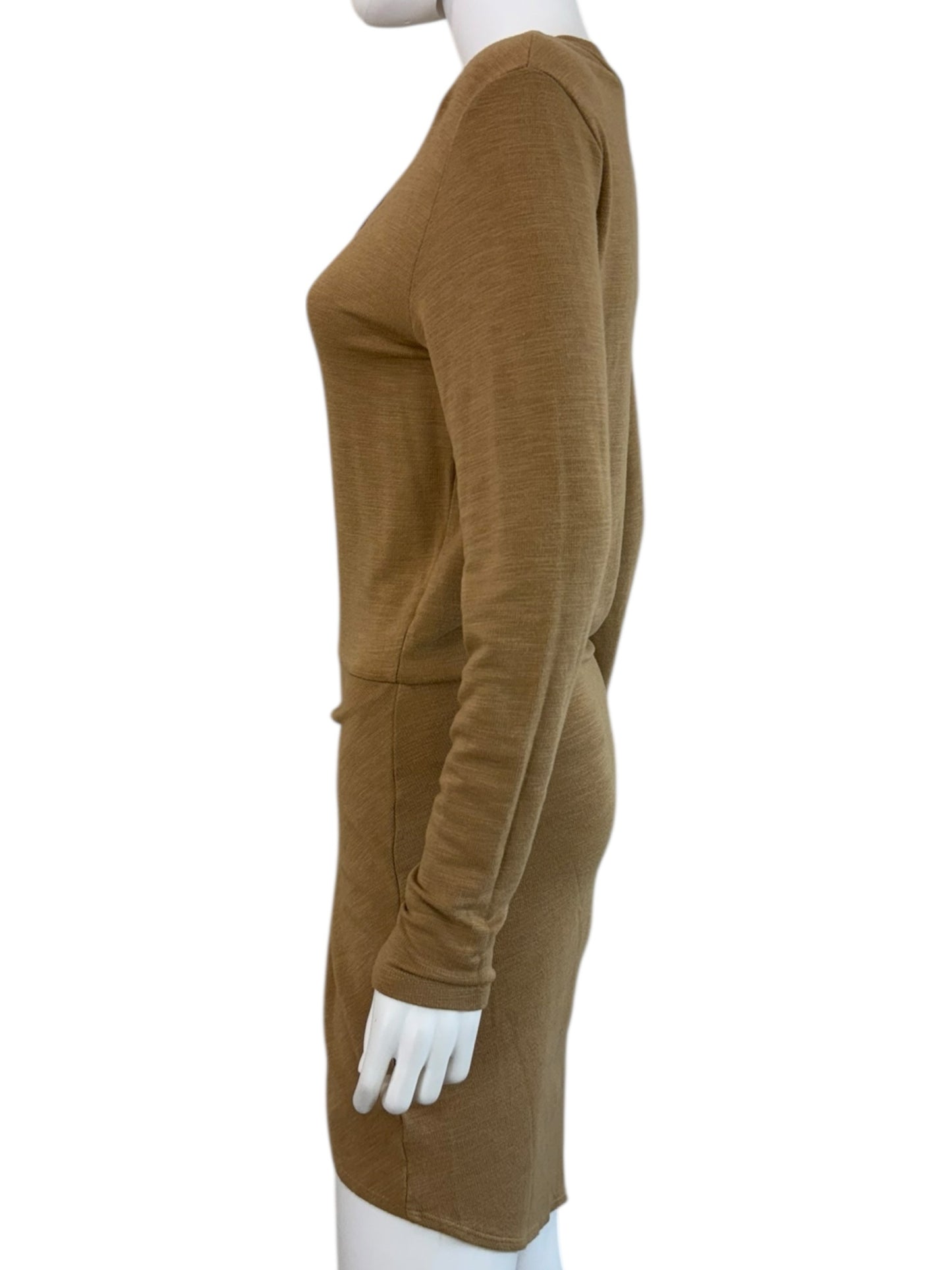 Monrow NWT Brown Jersey Mini Dress Size M