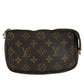 louis vuitton Brown Pochette Designer Handbag