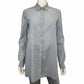Johnny Was Blue Striped Button-Down Shirt Size XS