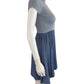 anthropologie NWT Blue Thea Twofer Sweater Dress Size MP