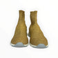 Louis Vuitton Gold Metallic Aftergame Sock Sneakers Size 37