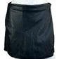 Jason Wu Black Leather Skort Size S