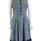 CYNTHIA ROWLEY Navy & White Workwear Dress Size 8