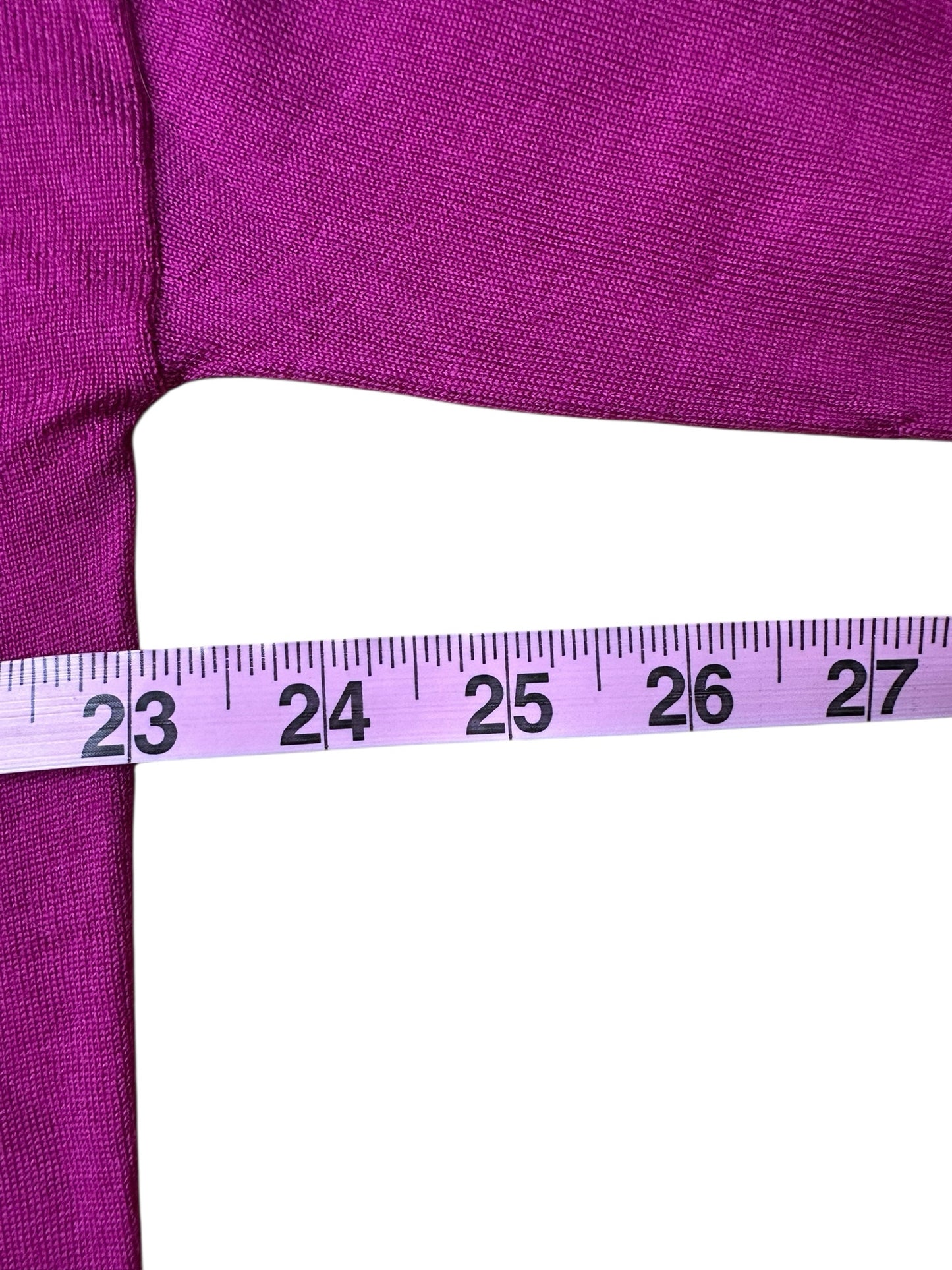 Gerard Deral Magenta 100% Wool V-neck Sweater Size 2