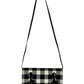 Kate Spade Black and Cream Checkered Designer Handbag