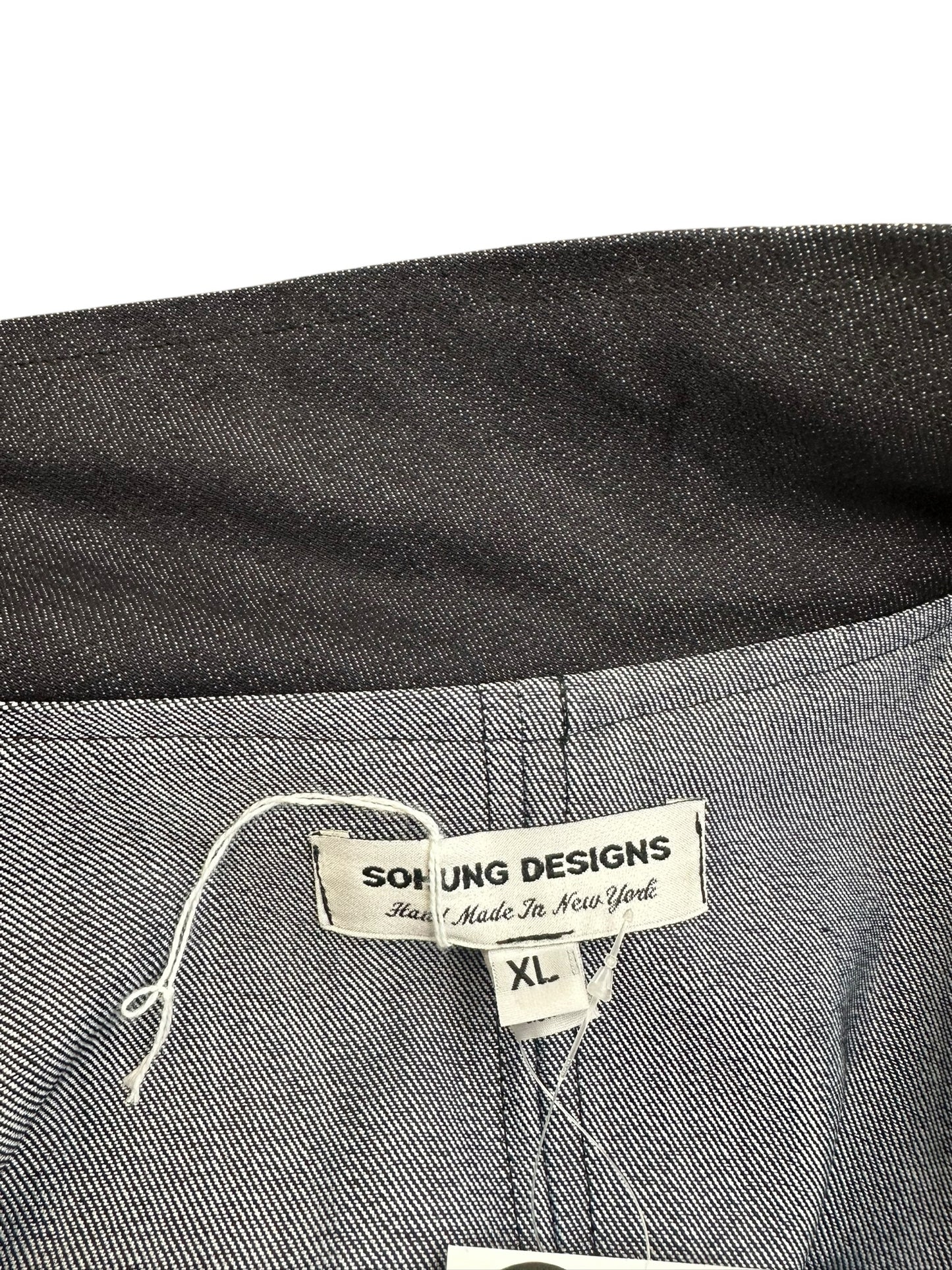 SOHUNG DESIGNS Size XL BASE Jacket - Denim