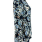 Reiss Blue Paisley Print Button-Down Shirt Size 8