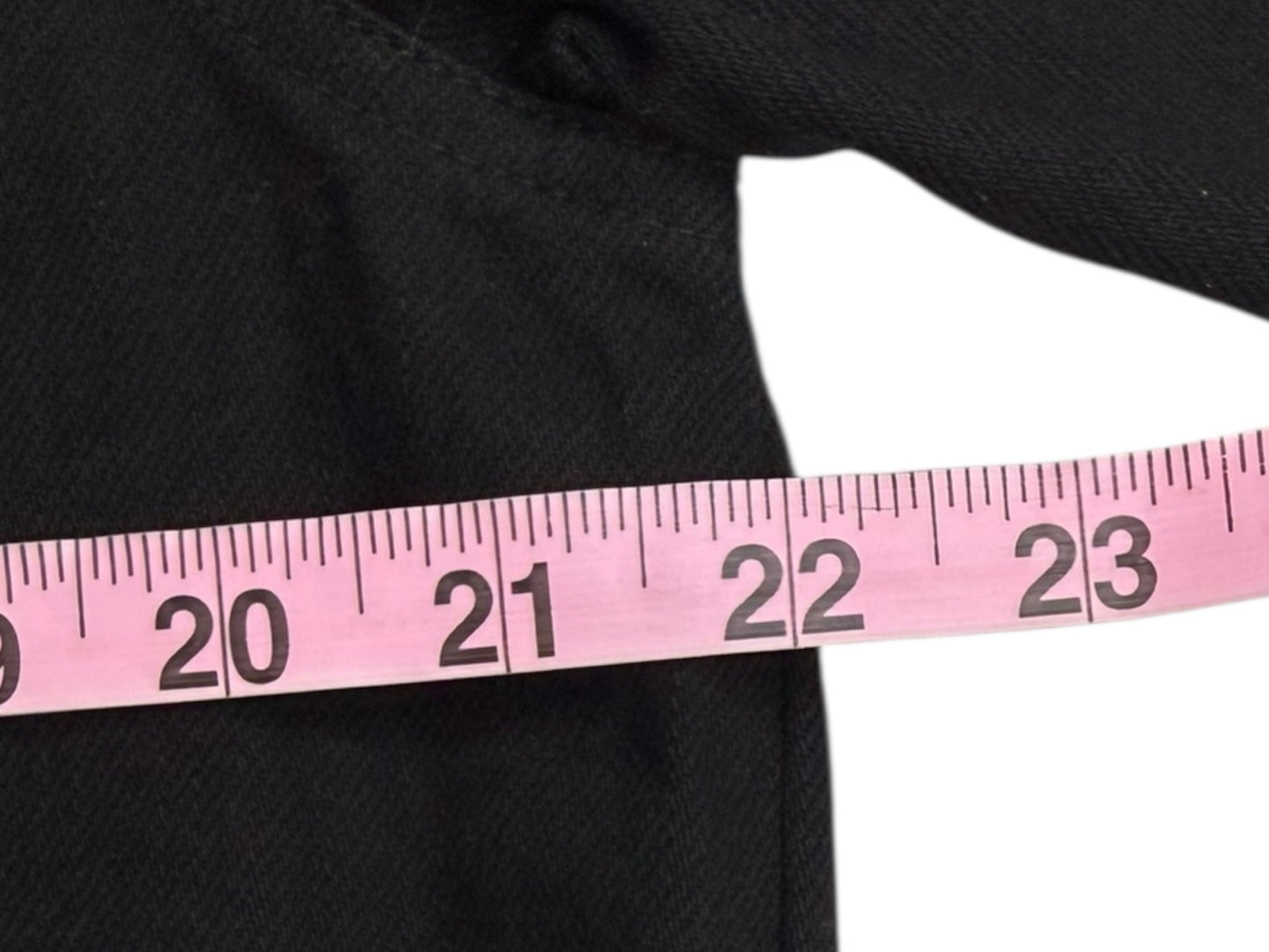 Buddy Love Black Denim Alyssa Cargo Jacket Size L