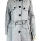 cabi Pastel Blue TANNER Trench Coat Size M